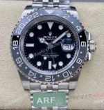 ARF Replica Rolex 2024 GMT-Master II Black-Grey Bezel Swiss 3285 Jubilee Band